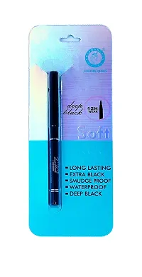 Colors Queen 2 in 1 Long Lasting Matte Lipstick (Collage girl) With Soft Kajal-thumb4