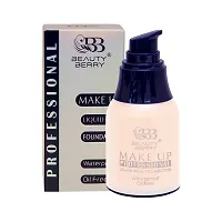 Beauty Berry Professional Make UP Liquid Base Foundation Water Proof (Fair Porcelain)-thumb2