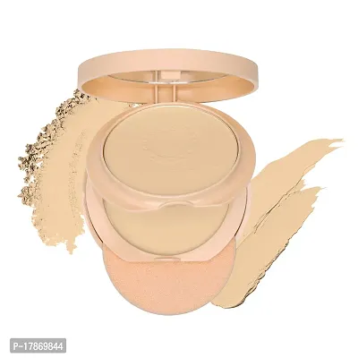 Colors Queen Perfect Look Oil Control Matte Compact Powder | 2 in 1 Compact Powder + Base Concealer