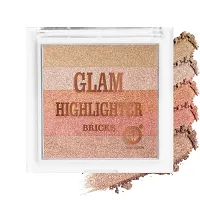 Colors Queen Professional make up Shimmer Glam highlighter Brick-thumb2