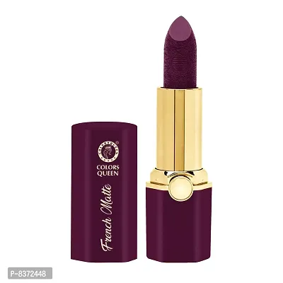 Colors Queen Non transfer French Matte Waterproof Matte Lipsticks (Wine)-thumb3