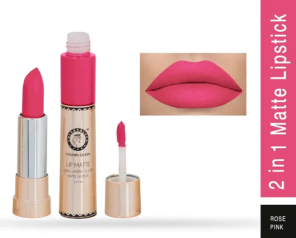 Trendy Long Lasting Matte 2 in 1 Matte Lipstick