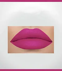 2-In-1 Long Lasting Matte Lipstick (Deep Magenta)-thumb1