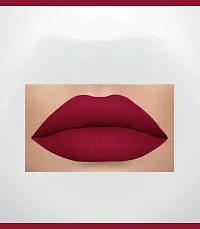 2-In-1 Long Lasting Matte Lipstick (Bridal Mehroon)-thumb1