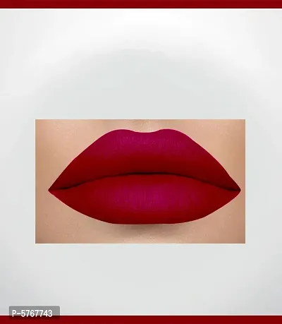 2-In-1 Long Lasting Matte Lipstick (Bright Red)-thumb2