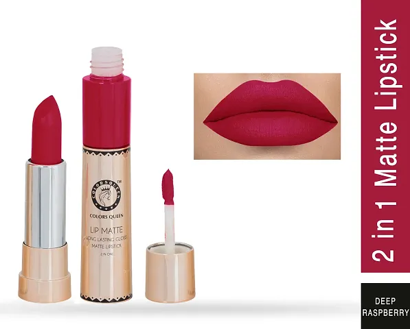 Trendy Long Lasting Matte 2 in 1 Matte Lipstick