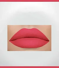 2-In-1 Long Lasting Matte Lipstick (Sexy Peach)-thumb1