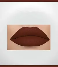 2-In-1 Long Lasting Matte Lipstick (Kiss Coffee)-thumb1