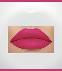 2-In-1 Long Lasting Matte Lipstick (Crazy Pink)-thumb1