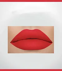 2-In-1 Long Lasting Matte Lipstick (Katrina Orange)-thumb1