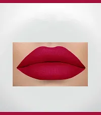 2-In-1 Long Lasting Matte Lipstick (Fire Red)-thumb1