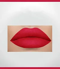 2-In-1 Long Lasting Matte Lipstick (Rich Red)-thumb1