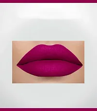 2-In-1 Long Lasting Matte Lipstick (Shimmer Mehroon)-thumb1