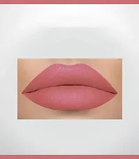 2 In 1 Long Lasting Matte Lipstick Nude Peach Makeup Lips-thumb1