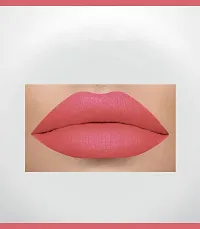 2-In-1 Long Lasting Matte Lipstick (Queen Nude)-thumb1