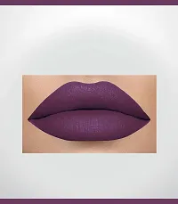 2-In-1 Long Lasting Matte Lipstick (Wine)-thumb1