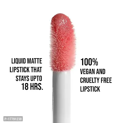 Colors Queen Cregrave;me Touch Non Transfer lipstick Waterproof Lipstick Long Lasting stays up to 18 hrs. Smudge Proof Non Sticky and Non Drying Liquid Lipstick For Women (Caramel Nude)-thumb5