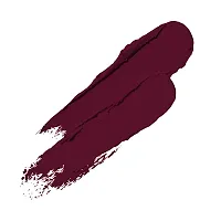 Colors Queen Beauty Lips Velvet Finish Matte Lipstick Highly Pigmented with Smooth Application Long Lasting Lipstick Waterproof Smudge Proof Lipstick for Women (Maroon)-thumb1