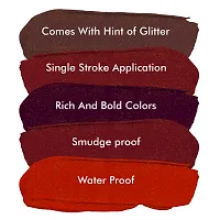 Colors Queen Queen Blast Glittering Matte Lipstick (Chocolate, 3.8 g)-thumb2