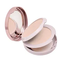 Colors Queen Oil Control Compact Powder | Face Compact for Women, with SPF 15 to protect skin from Sun. Has a Silky Texture, evens out the skin, Conceals fine lines and wrinkles. Compact Powder for Fair Skin Tone (Natural)-thumb2