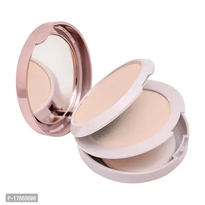 Colors Queen Oil Control Compact Powder | Face Compact for Women, with SPF 15 to protect skin from Sun. Has a Silky Texture, evens out the skin, Conceals fine lines and wrinkles. Compact Powder for Fair Skin Tone (Natural)-thumb3