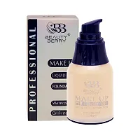 Beauty Berry || Professional || Make up || Liquid Base || OIL Free Water Proof || Ivory ||-thumb2