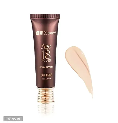 BEAUTY BERRY AGE 18 MOUSSE FOUNDATION OIL FREE (Natural Beige)