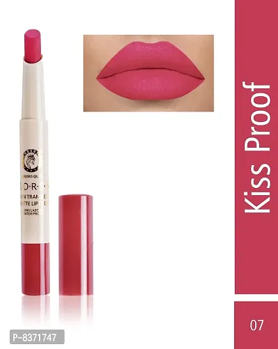 Colors Queen Non Transfer Matte Lipstick (Neon Pink) with soft Kajal-thumb3