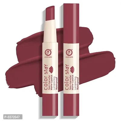 Colors Queen (NEW) Colors Stay Non Transfer Matte Lipstick (Nudit)-thumb0