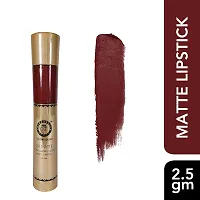 Colors Queen 2in1 Long Lasting Matte Lipstick ( Shimmer Maroon, 8g)-thumb1