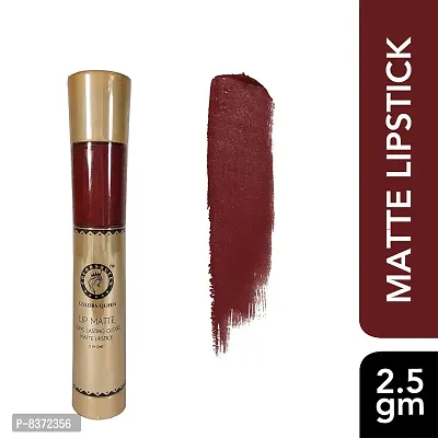 Colors Queen 2in1 Long Lasting Matte Lipstick ( Shimmer Maroon, 8g)-thumb2