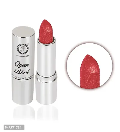 Colors Queen Glittering Matte Lipsticks (Salmon)