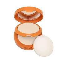 Colors Queen Sun Expert Compact Powder | Compact Powder with SPF 60 and UV Filters, perfect for protecting the Skin from Harmful UV rays and Pollution. Enriched with Vitamin E and Shea Butter. Compact Powder for Normal to Oily Skin Fair 15g-thumb3