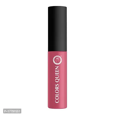 Colors Queen Mellow Matte Lip Cream, Long Wear Liquid Matte Lipstick, Velvety Soft Finish, Weightless Formula, Long Lasting Lipstick, Matte Liquid Lipstick for Women (03 - Girl Crush)-thumb5