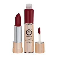 Colors Queen 2 in 1 Matte Lipstick Lip Matte Long Lasting Gloss, Waterproof, Non Transferable Russian Red (8 Gram)-thumb2