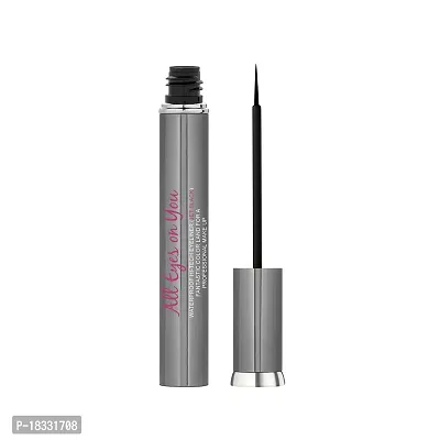 Classic Waterproof All Eyes On You Black Eyeliner | Liquid Eyeliner With One Stroke Application, Smudge Proof, Long Stay (7 Ml)