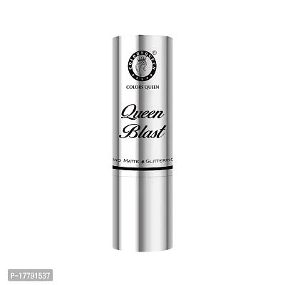 Colors Queen Queen Blast Glittering Matte Lipstick (Melting Orange, 3.8 g)-thumb2