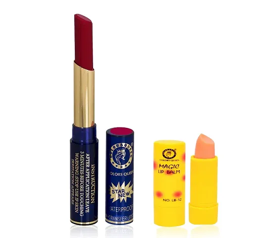 Colors Queen Non Transfer Lipstick With Lip Balm