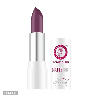 Colors Queen Rich Matte Lipstick (Karina Orange, 3.8g)-thumb3