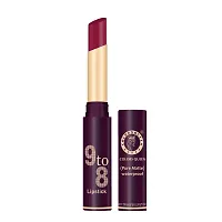 Colors Queen 9to8 Non-transfer Pure Matte Lipstick (Royal Red)-thumb2