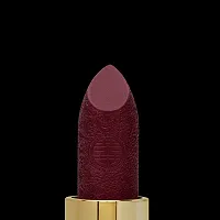 Colors Queen French Matte Waterproof Lipstick Enriched with Moisture, Single Stroke Application Non Sticky and Non Drying Creamy Matte Lipstick for Women (Maroon, 3 Gram)-thumb4