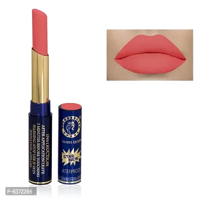 Colors Queen Non Transfer Long Lasting Matte Lipstick (Nude) With Lip Balm-thumb2