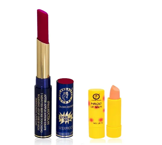 Colors Queen Non Transfer Lipstick With Lip Balm