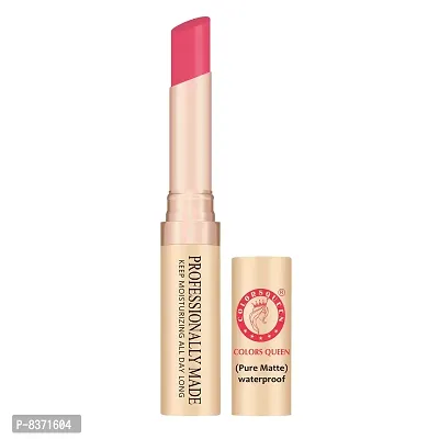 Colors Queen Matte Me ultra Smooth Lipstick ( Pink Wink)-thumb3