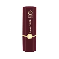 Colors Queen French Matte Waterproof Lipstick Enriched with Moisture, Single Stroke Application Non Sticky and Non Drying Creamy Matte Lipstick for Women (Maroon, 3 Gram)-thumb3