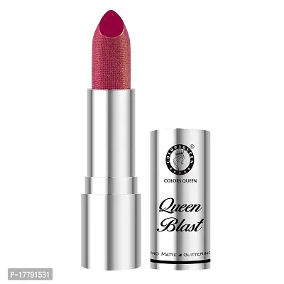 Colors Queen Queen Blast Glittering Matte Lipstick (Dare to Pink, 3.8)