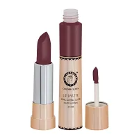 Colors Queen 2 in 1 Matte Lipstick Lip Matte Long Lasting Gloss, Waterproof, Non Transferable Warm Nude (8 Gram)-thumb2