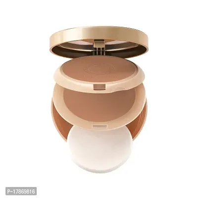 Colors Queen Brightness 2 in 1 Compact Powder | Oil Control, Lightweight Compact Powder with SPF (Golden Sand)-thumb5