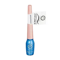 COLORS QUEEN Water Proof Shimmer Glitter Liner 10 g(blue) 5 ml (blue)-thumb1