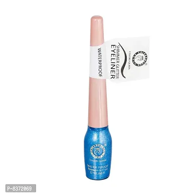 COLORS QUEEN Water Proof Shimmer Glitter Liner 10 g(blue) 5 ml (blue)-thumb2